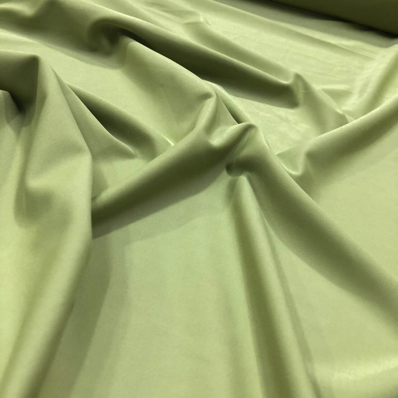 ♻️Poly Recycle Solid Pistachio Green Matte Finish Polyester