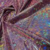 Vibrant Purple Pick Broken Glass Metallic Foil Nylon Lycra Spandex Fabric 4 Way Stretch By The Yard for swimwear dancewear sportwear dress