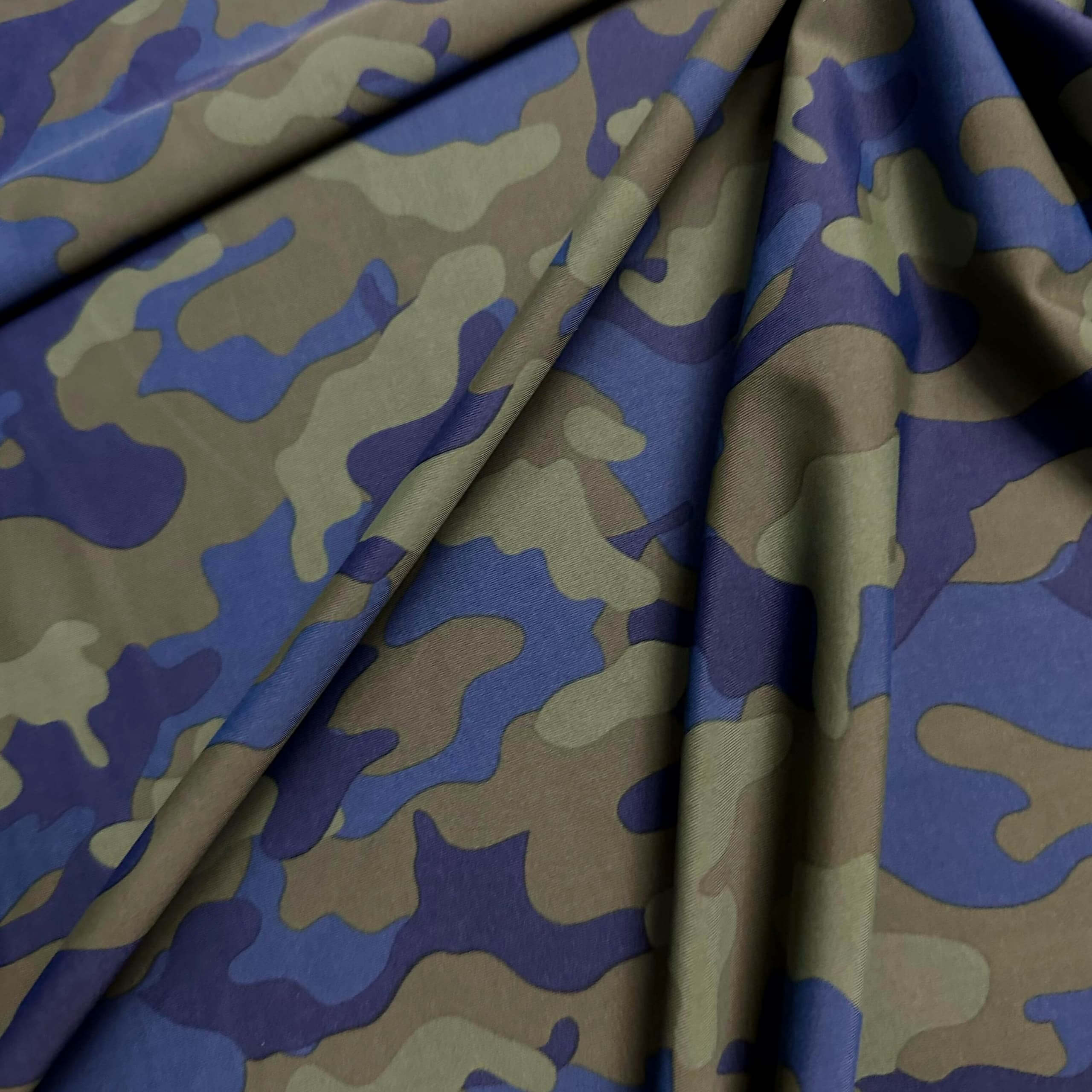 Military Print Nylon Lycra Spandex Fabric 4 Way Stretch By Yard