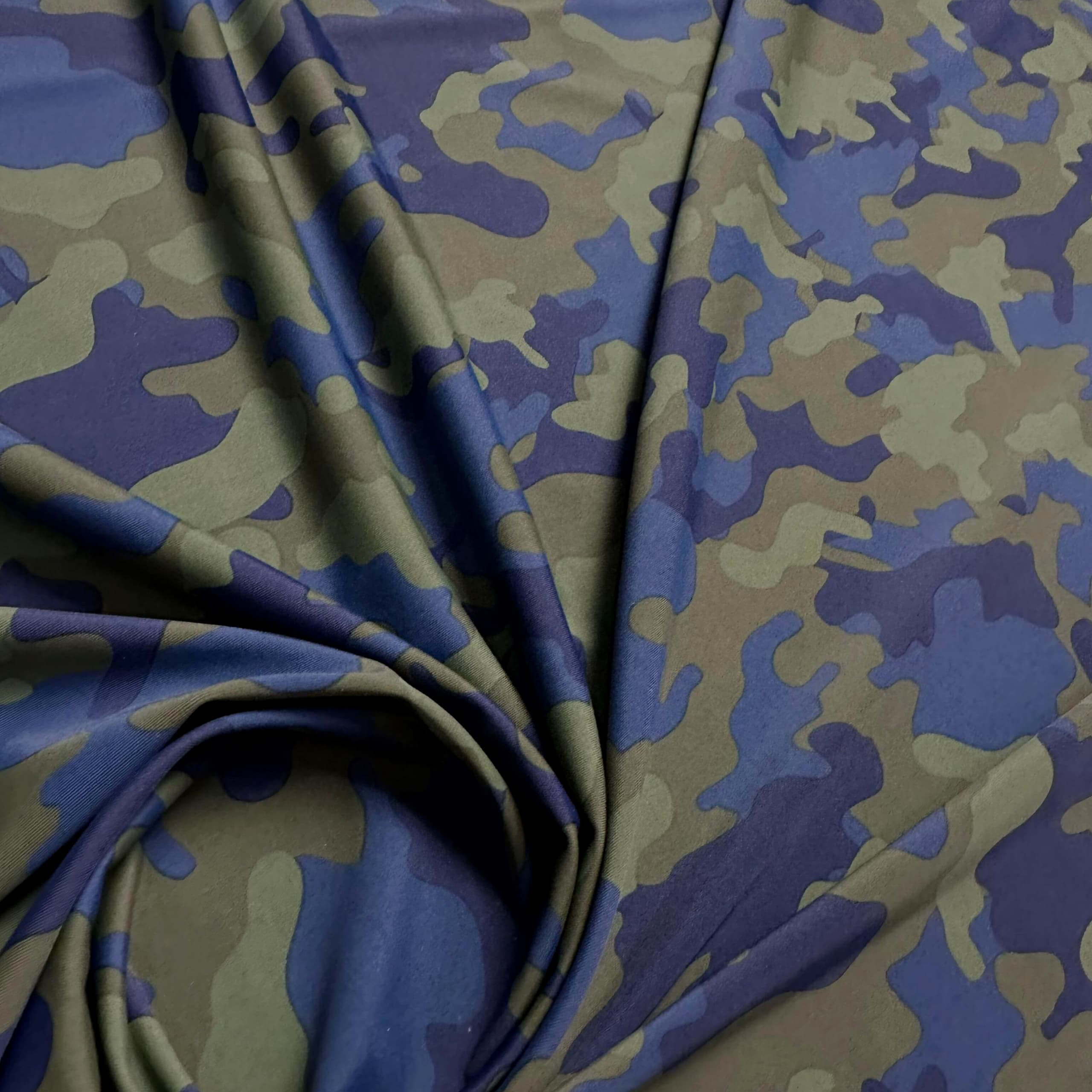 Military Print Nylon Lycra Spandex Fabric 4 Way Stretch By Yard