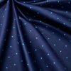 Mini Polka Dot Baby Blue and Navy Blue Background Print Nylon Lycra Fabric 4 Way Stretch