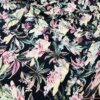 Vintage Flowers print Nylon Spandex Fabric 4 Way Strech by Yard for swimwear dancewear dress gymwear