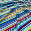 Colored Pastel Stripes Print Nylon Spandex Fabric 4 Way Stretch By Yard for swimwear dancewear gymwear sportwear dress skirt (32) (205-3)