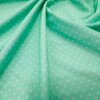 Mini Polka Dots Baby Blue & White print Nylon Lycra Fabric 4 Way Stretch