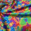Abstract Retro Colored print Nylon Spandex Fabric 4 Way Stretch By Yard for swimwear dancewear gymwear sportwear (37) (159-3)