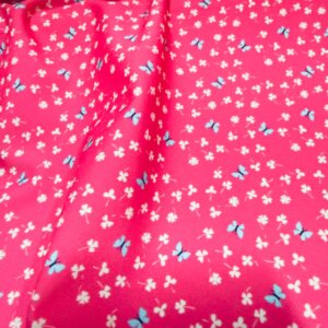 Butterflies and Clovers print Nylon Lycra Spandex Fabric 4 Way Stretch By Yard for swimwear dancewear gymwear sportwear dress (204-12) (28)